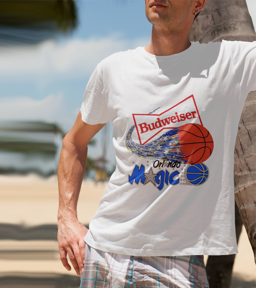 Budweiser Orlando Magic Basketball T-Shirt