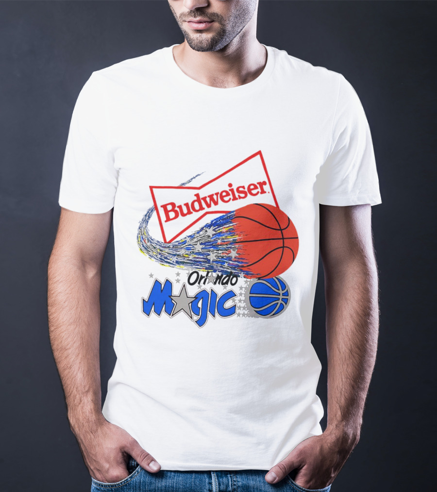 Budweiser Orlando Magic Basketball T-Shirt