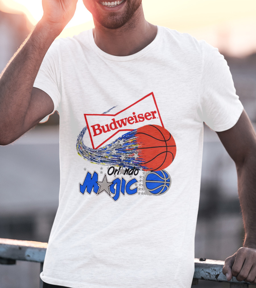Budweiser Orlando Magic Basketball T-Shirt