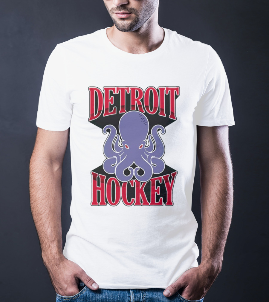 Detroit Hockey Octopus Sports T-Shirt