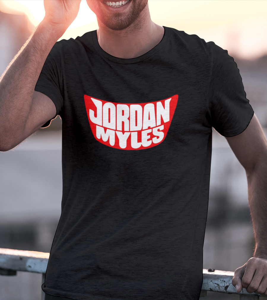 Jordan Myles Red And White T-Shirt