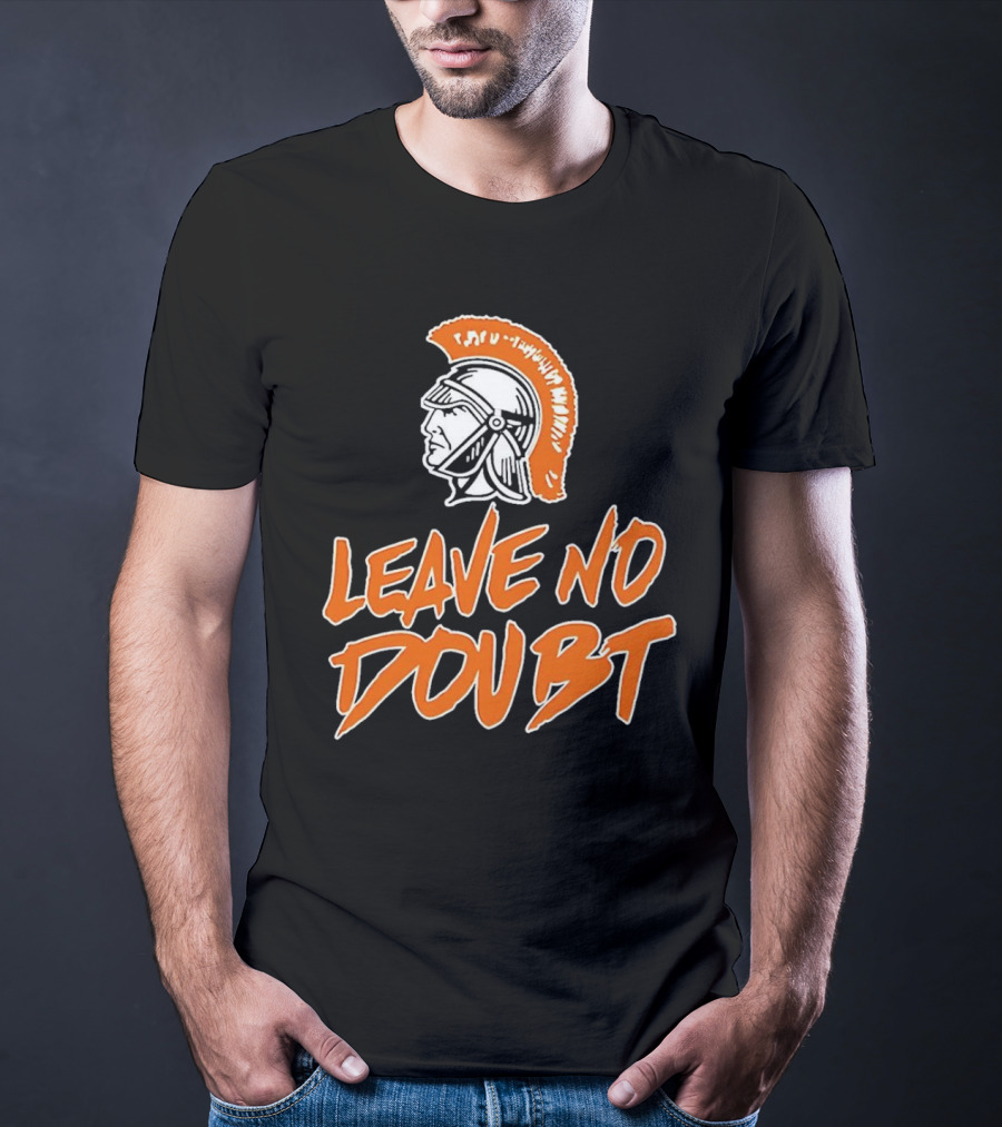 Arcanum Trojans Leave No Doubt Spartan Helmet T-Shirt