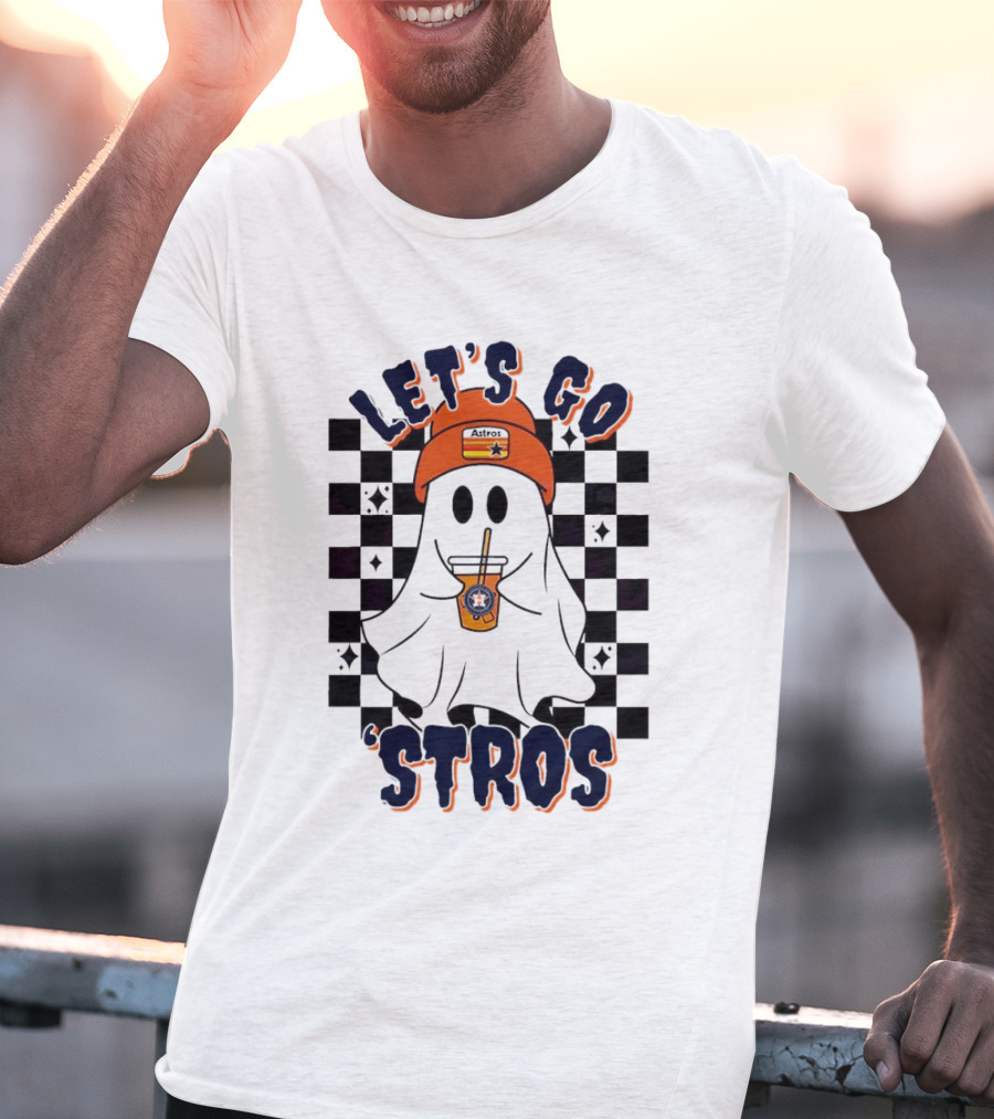 Let's Go 'Stros Houston Astros Ghost T-Shirt