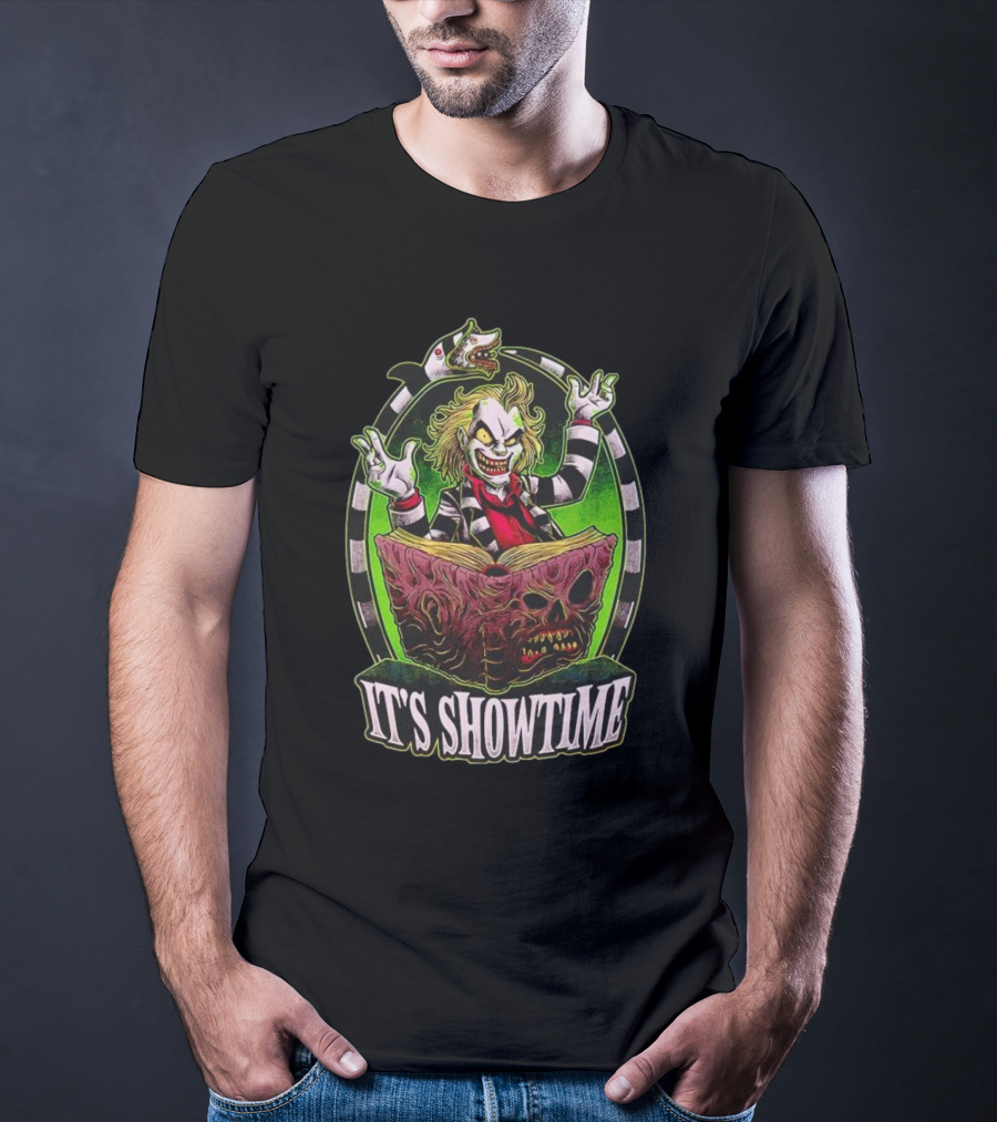 Beetlejuice It's Showtime Book Of The Dead T-Shirt