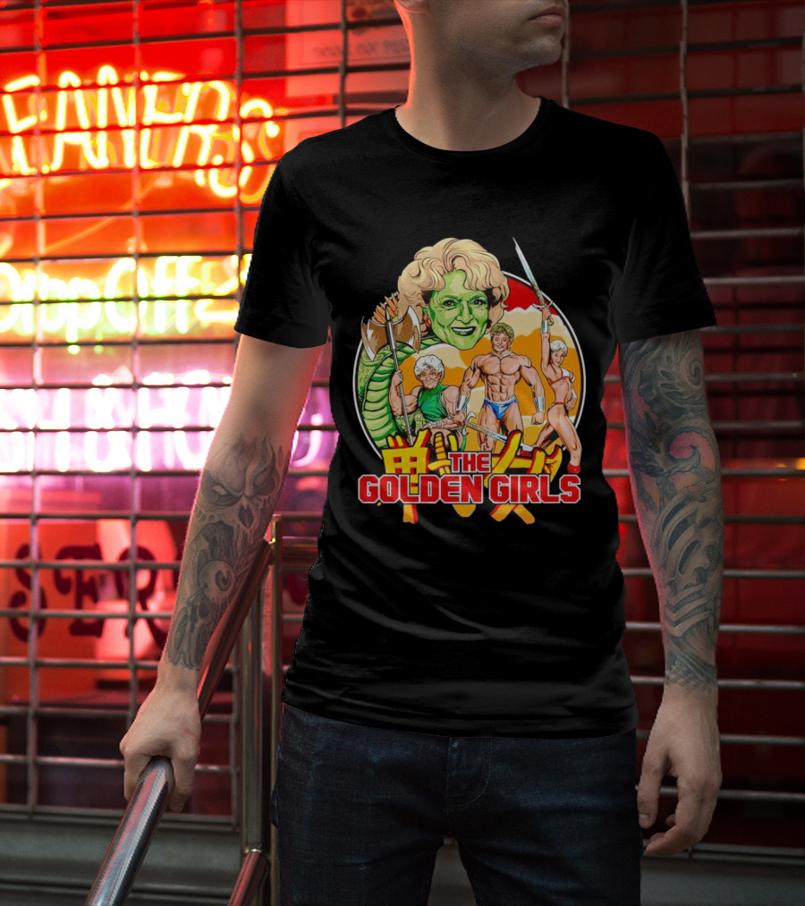 The Golden Girls Axe Warriors Anime T-Shirt