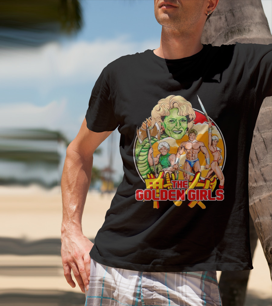 The Golden Girls Axe Warriors Anime T-Shirt