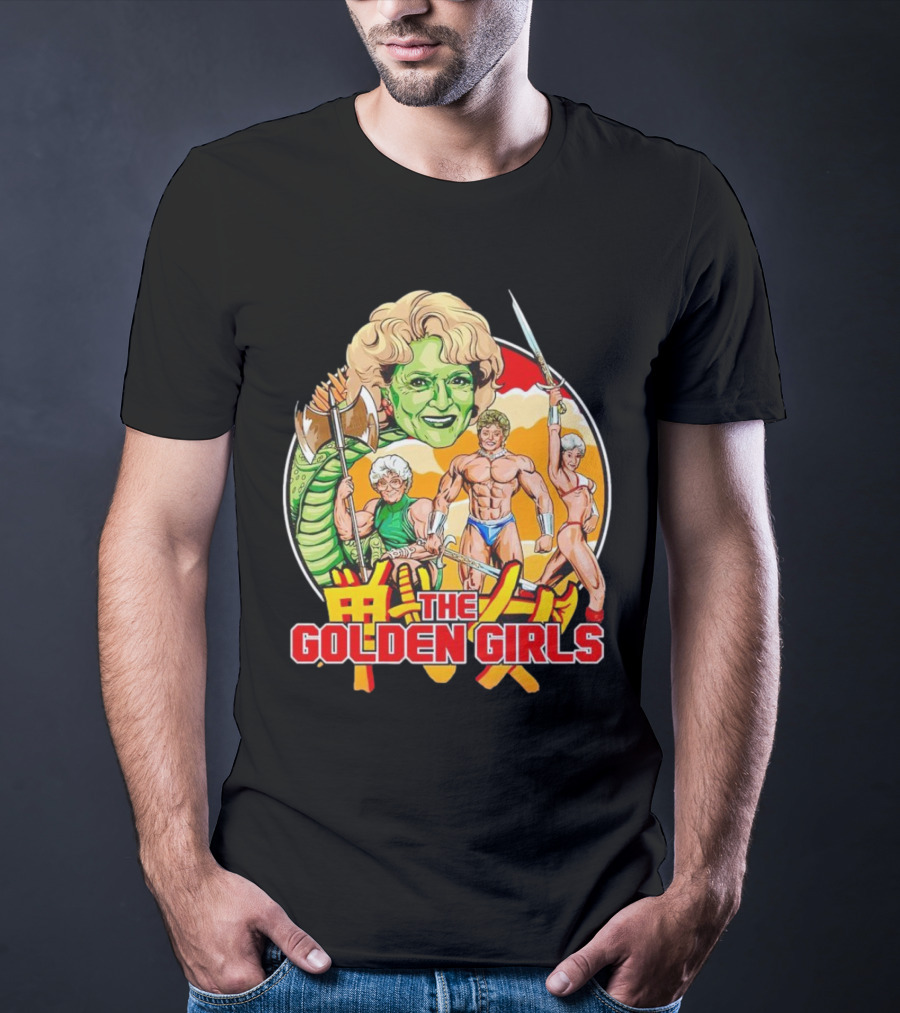 The Golden Girls Axe Warriors Anime T-Shirt