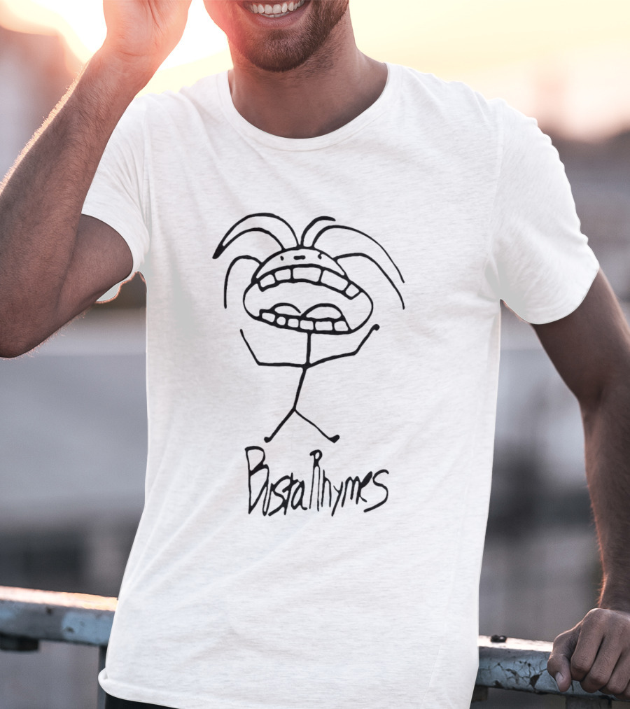 Busta Rhymes Stick Figure Drawing T-Shirt