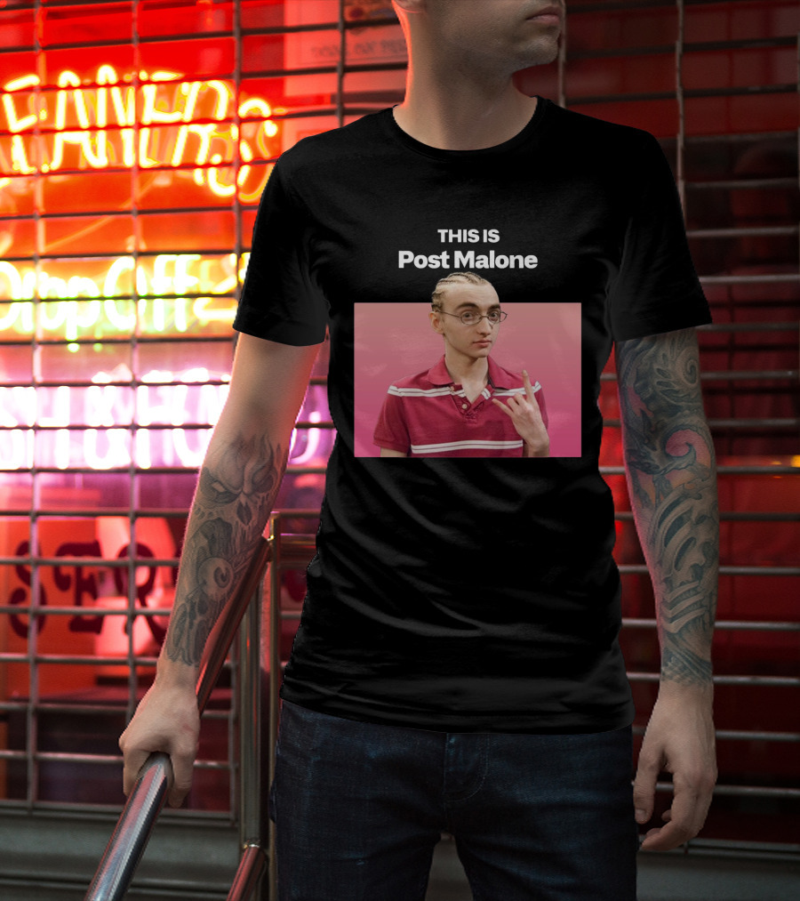 Sinjin Van Cleef This Is Post Malone T-Shirt