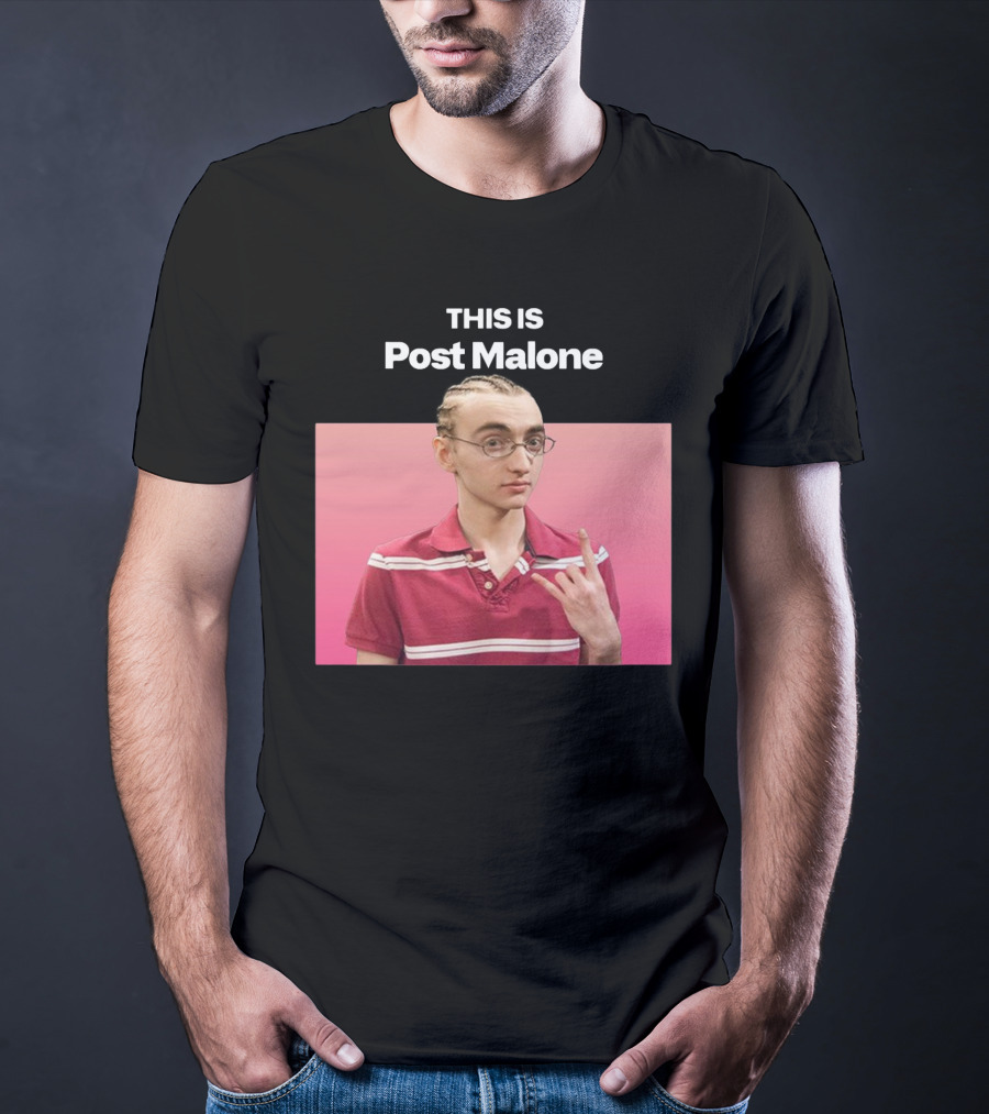 Sinjin Van Cleef This Is Post Malone T-Shirt