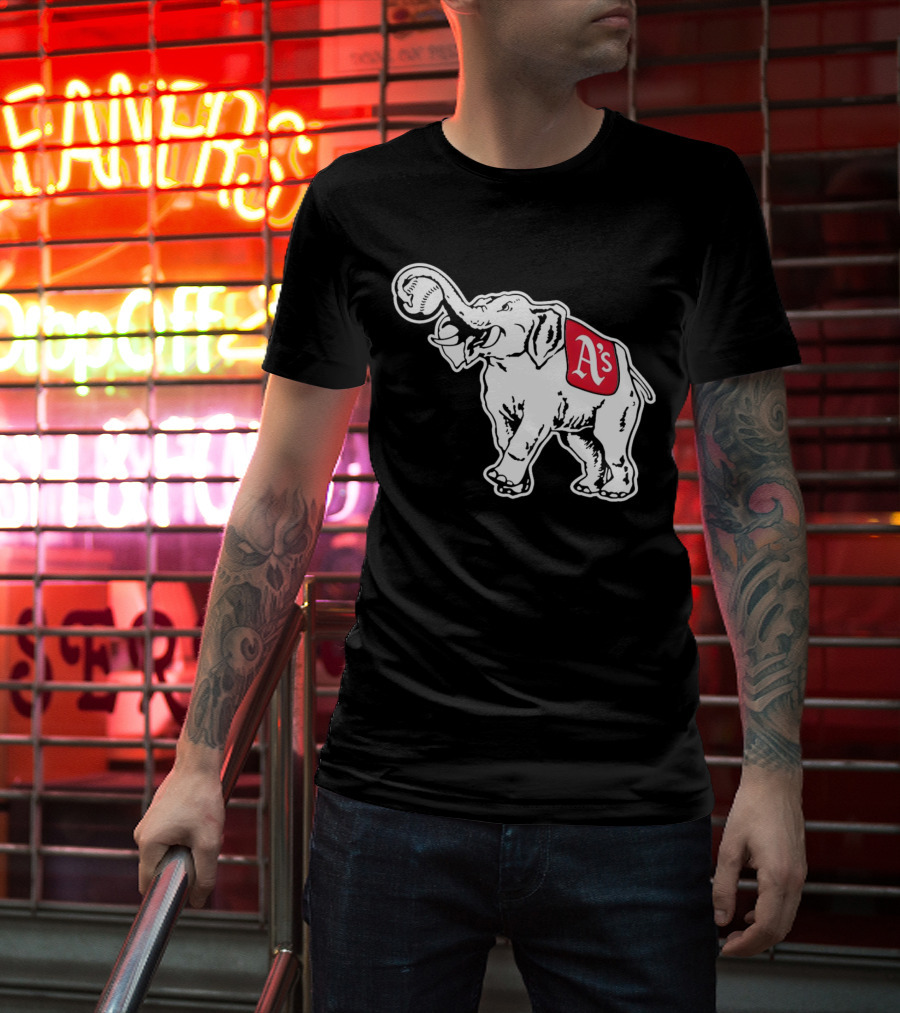 Philadelphia Athletics A's Elephant T-Shirt