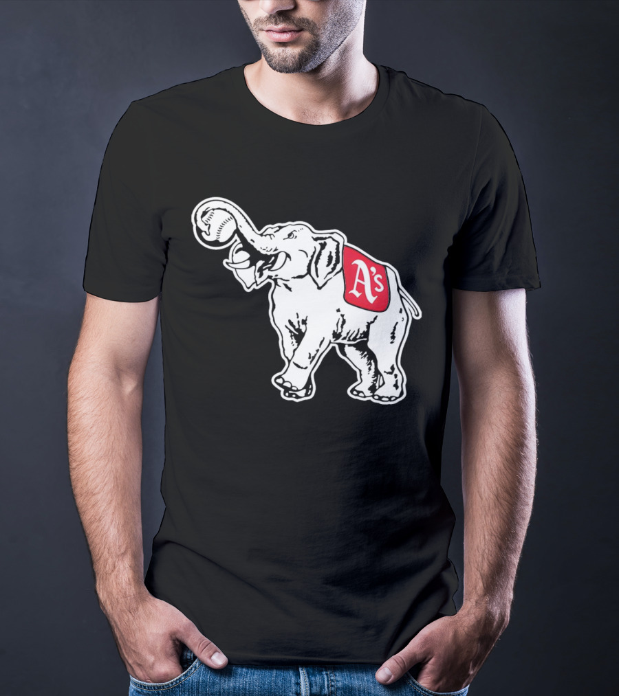 Philadelphia Athletics A's Elephant T-Shirt