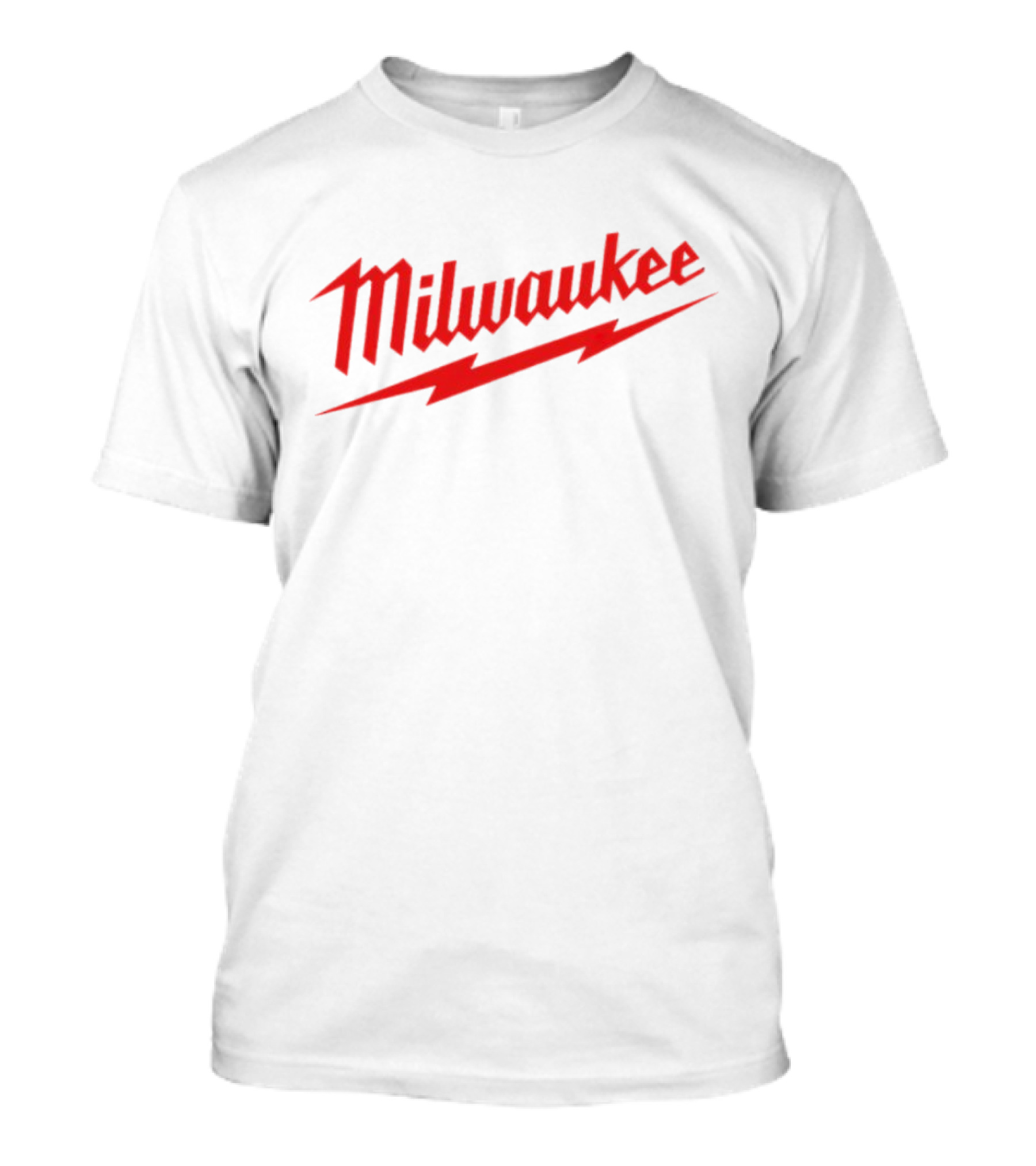Milwaukee Red Lightning Bolt T-Shirt
