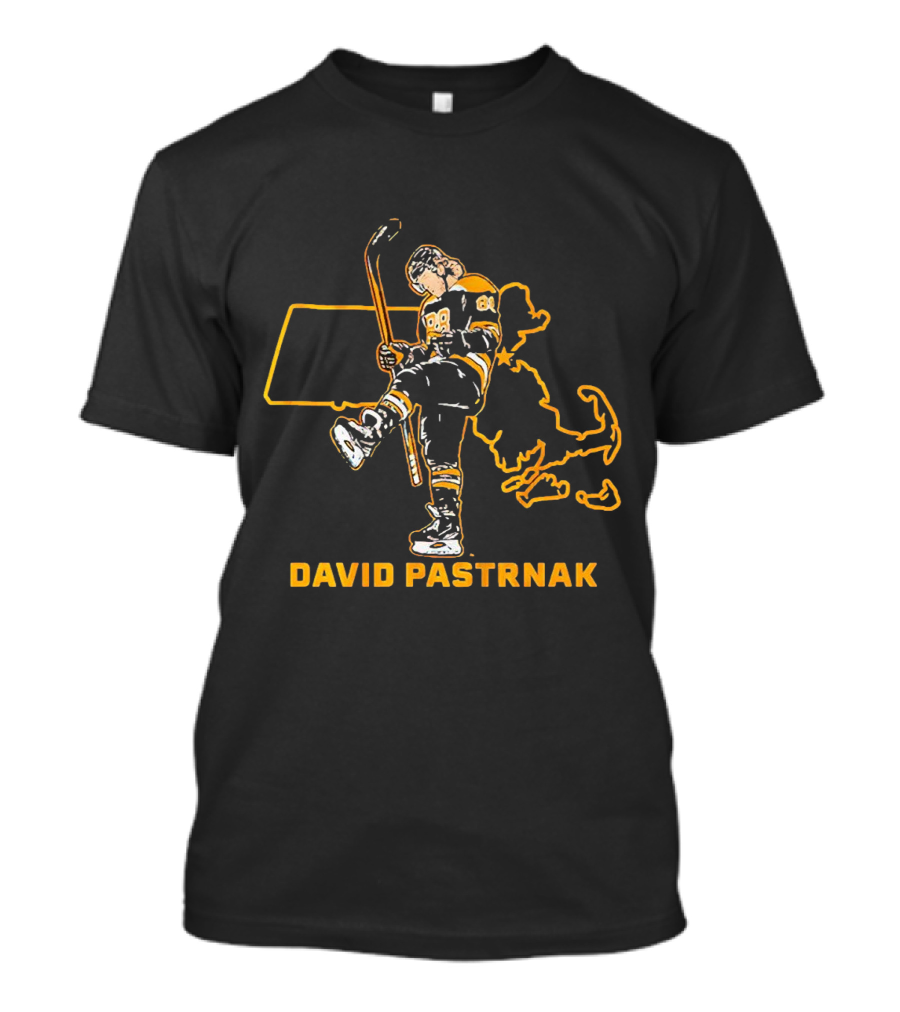 David Pastrnak Boston Bruins Massachusetts Hockey Star T-Shirt