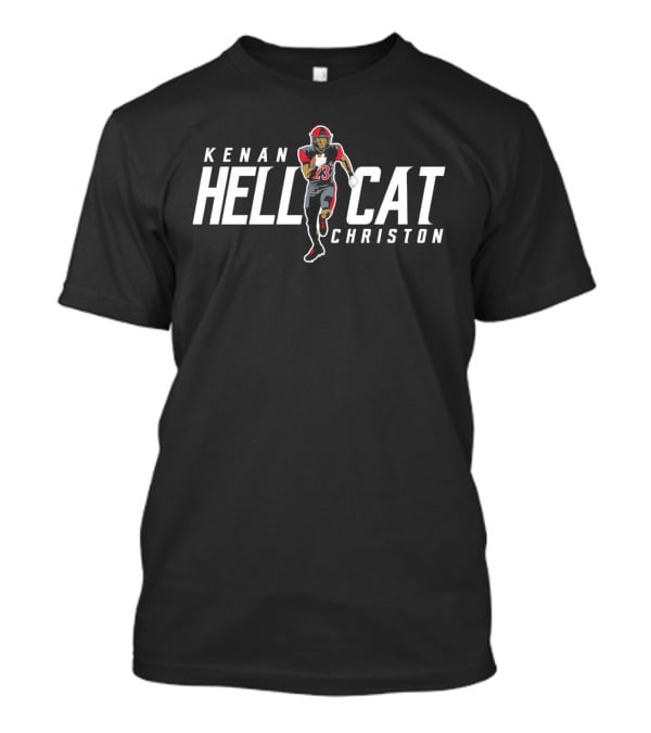 Kenan Christon Hellcat San Diego State Aztecs Football Cartoon T-Shirt
