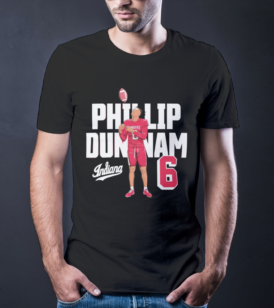 Phillip Dunnam Indiana Hoosiers 6 Football Player T-Shirt