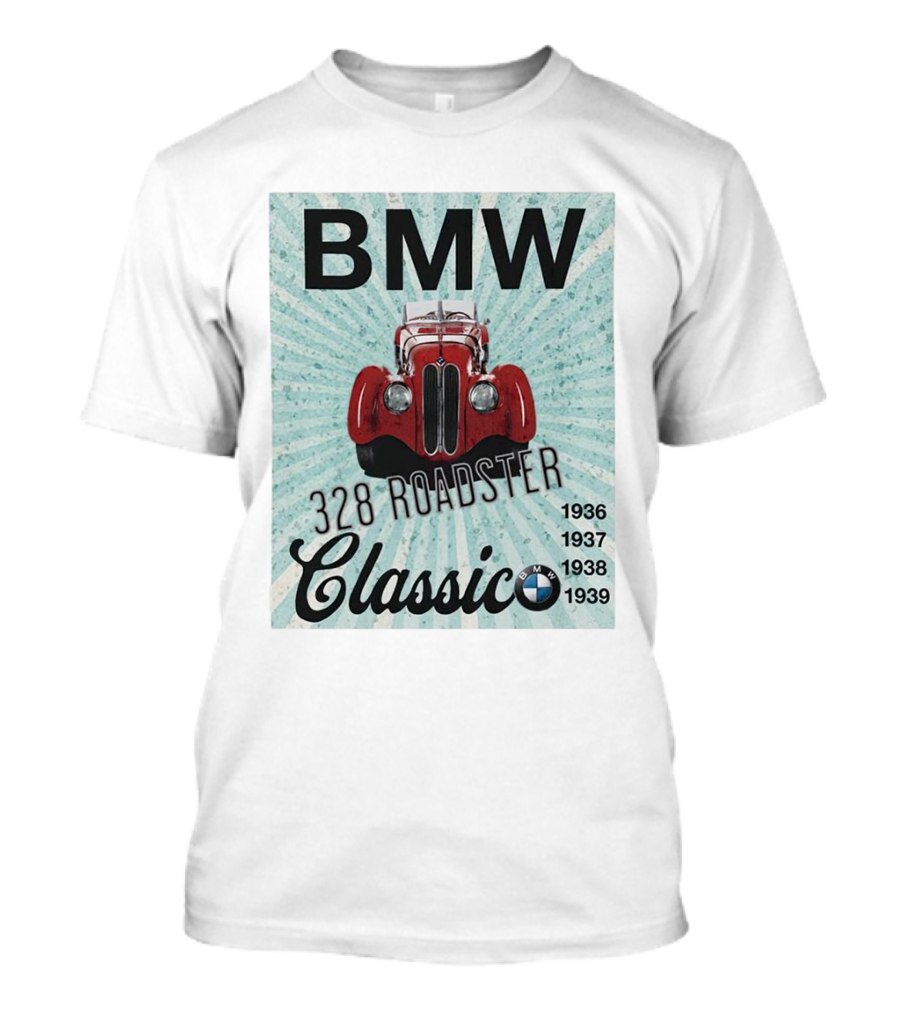 BMW 328 Roadster Classico 1936 1937 1938 1939 T-Shirt