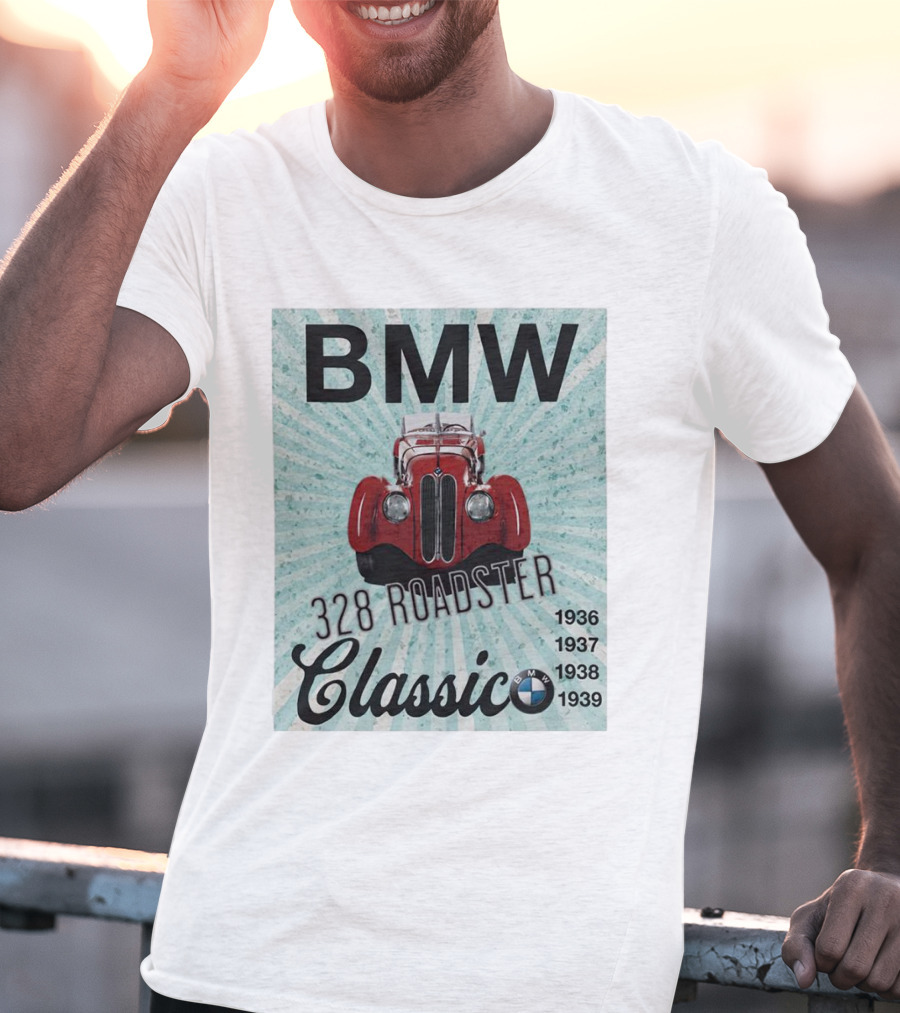 BMW 328 Roadster Classico 1936 1937 1938 1939 T-Shirt