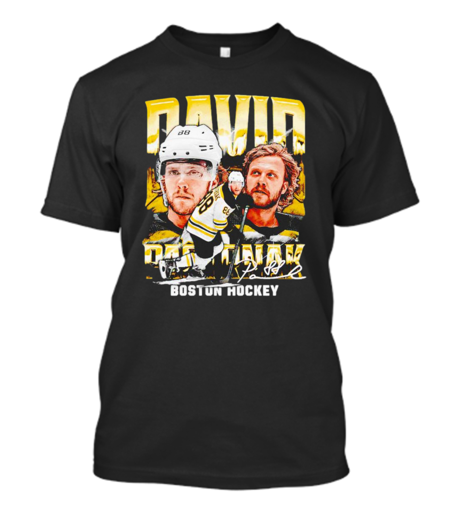 David Pastrnak Boston Hockey Vintage Sports 88 T-Shirt