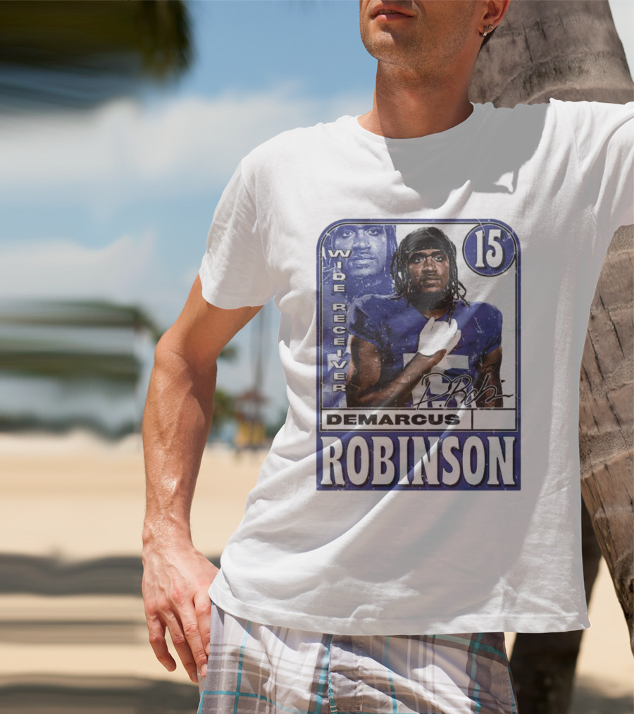 Demarcus Robinson Wide Receiver 15 Los Angeles R Card T-Shirt