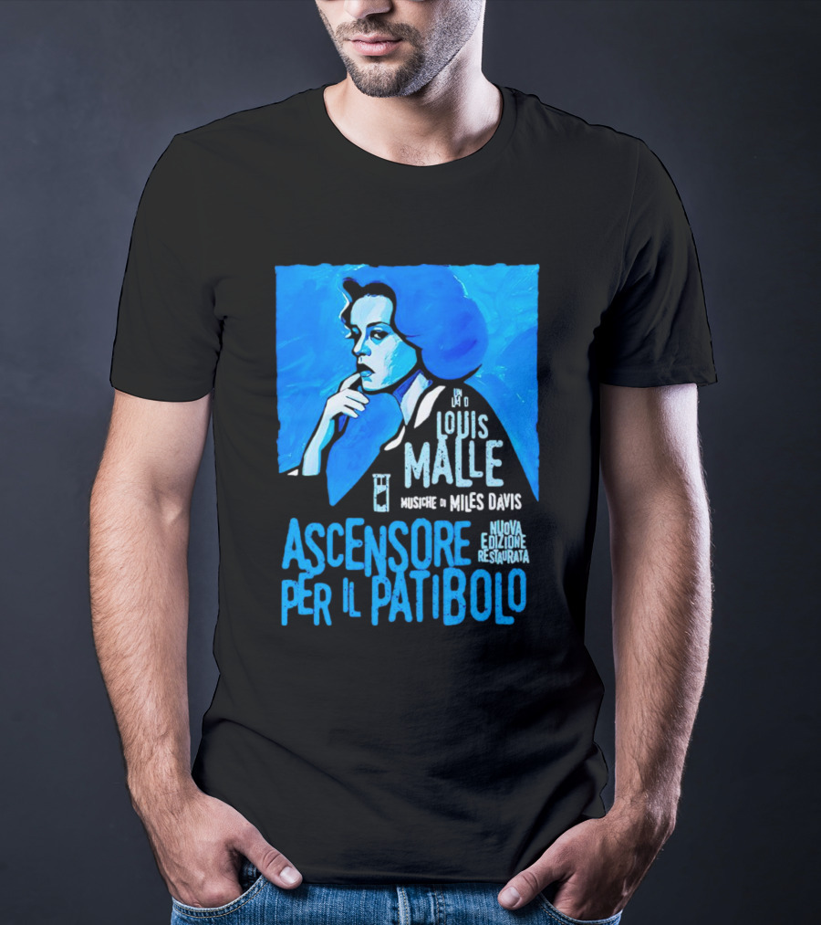 Louis Malle Musiche Di Miles Davis Ascensore Per Il Patibolo Nuova Edizione Restaurata T-Shirt
