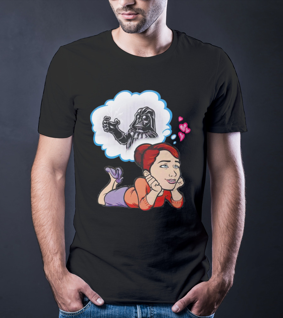 Darth Vader Use The Force Please Dreaming Hearts T-Shirt