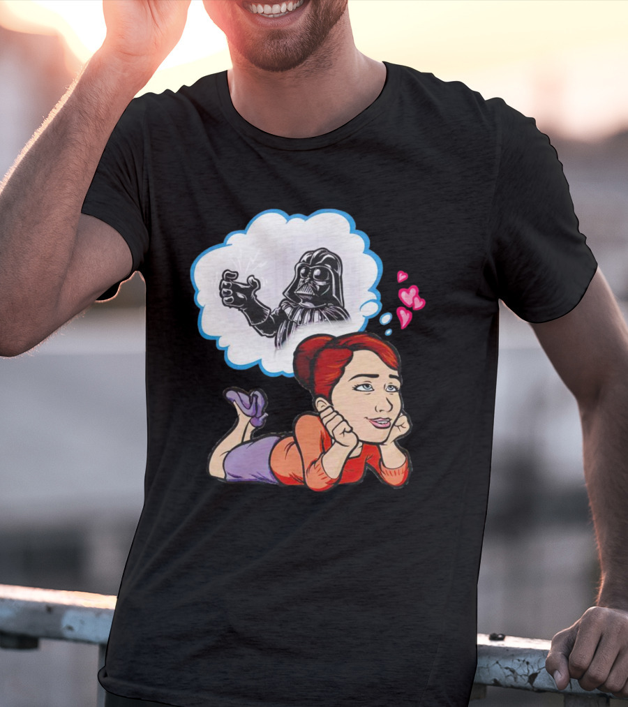 Darth Vader Use The Force Please Dreaming Hearts T-Shirt