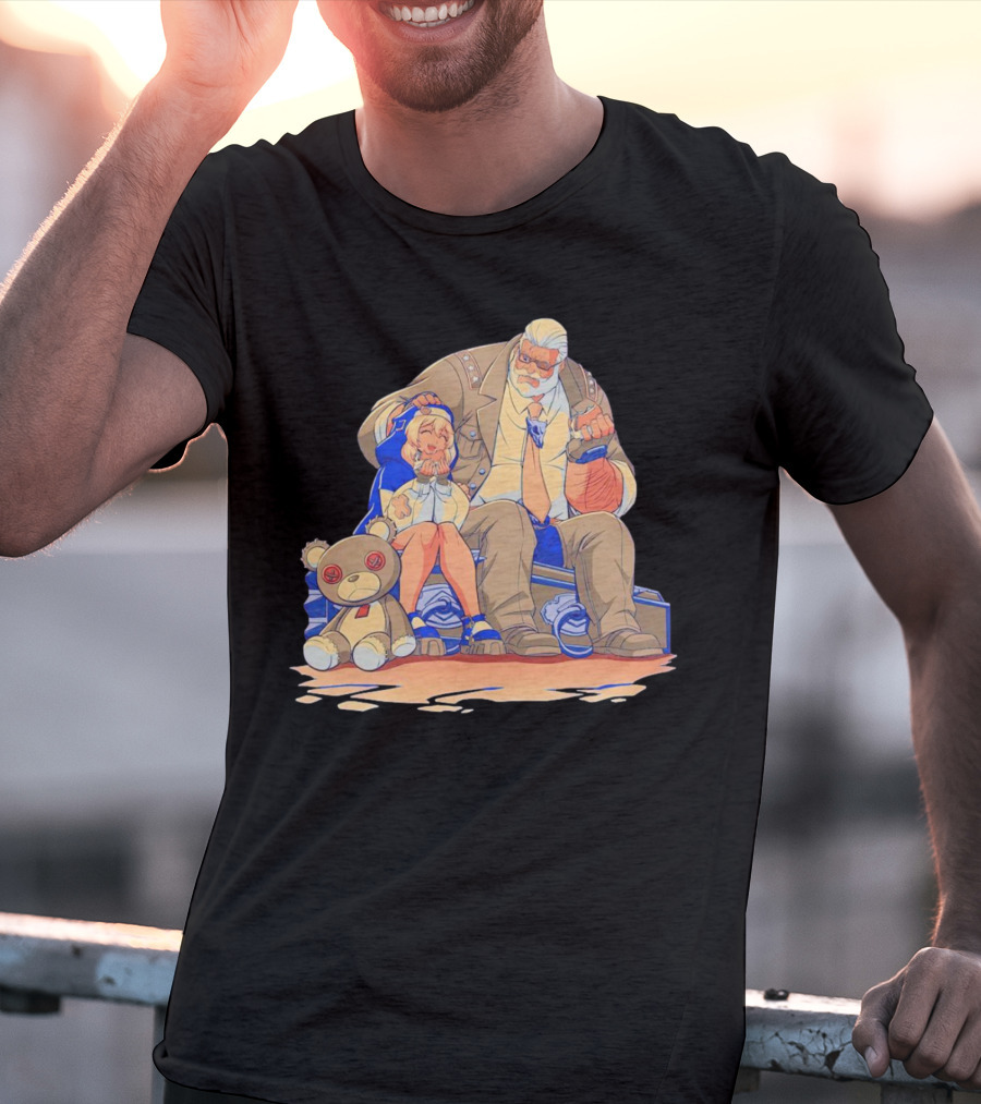 Family Lunch With Roger Bridget And Goldlewis Sitting Together T-Shirt