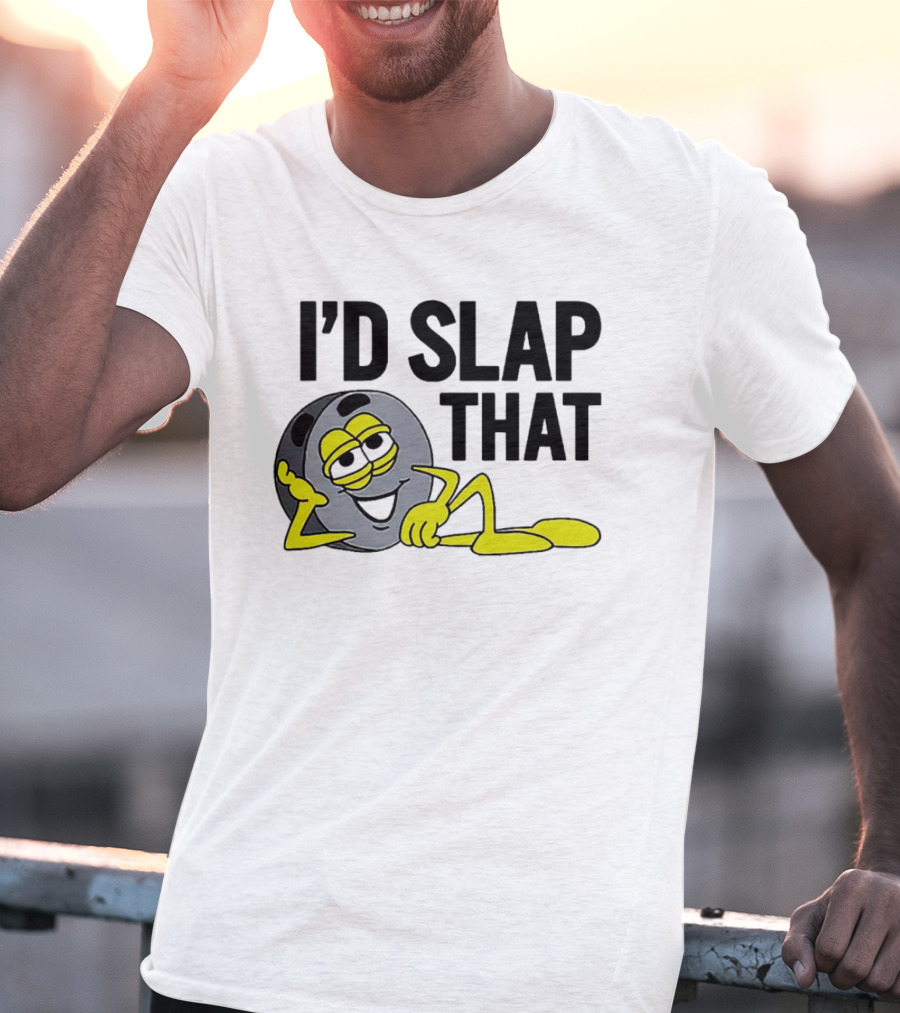 I’d Slap That Smiling Emoji Leaning With Sunglasses T-Shirt