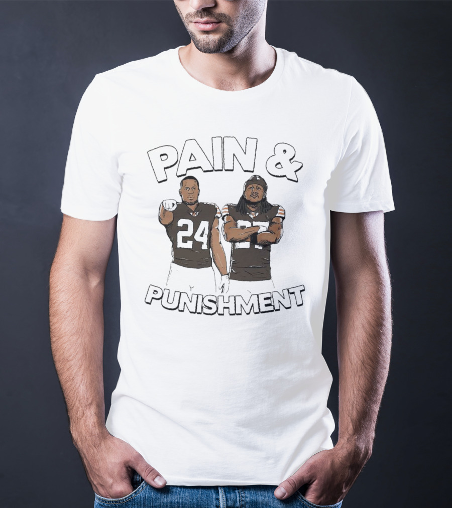 Pain And Punishment Football Duo 24 21 T-Shirt