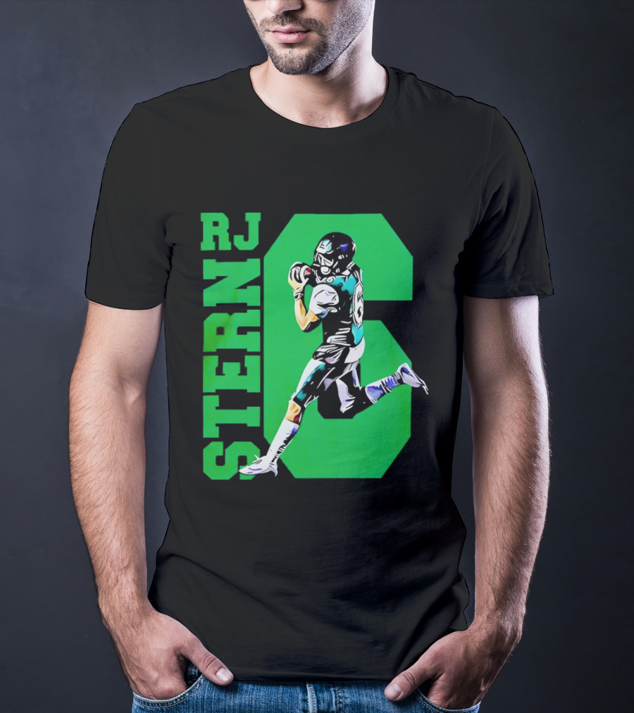RJ Stern Football Gameday Action Player Number 6 T-Shirt
