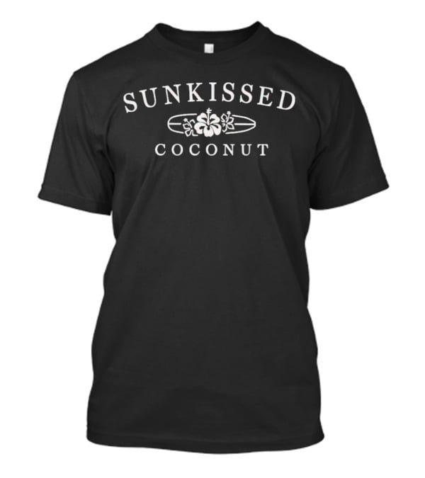 Sunkissed Coconut Hibiscus Surfboard T-Shirt