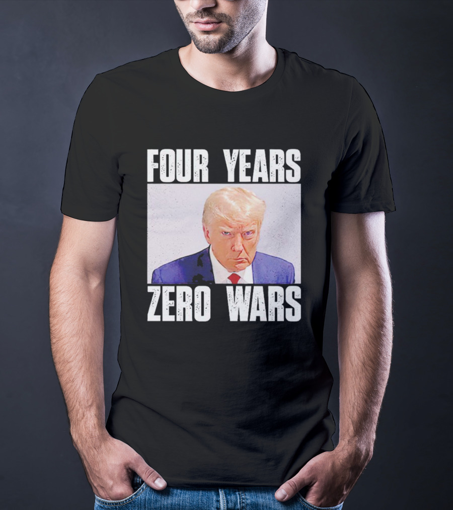Four Years Zero Wars Portrait Image T-Shirt