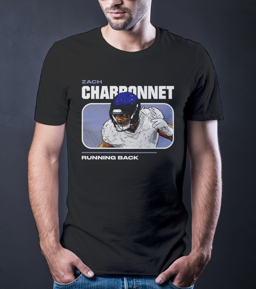 Zach Charbonnet Running Back Vintage Football T-Shirt