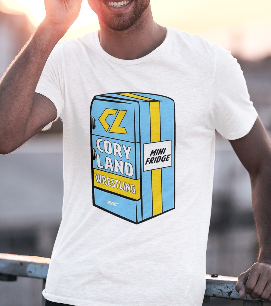 CL Cory Land Wrestling Mini Fridge EMC T-Shirt