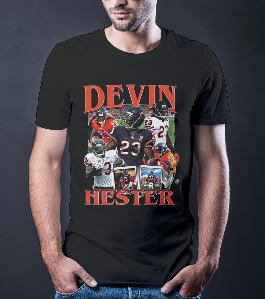 Devin Hester Chicago Bears Football 23 NFL Legend T-Shirt