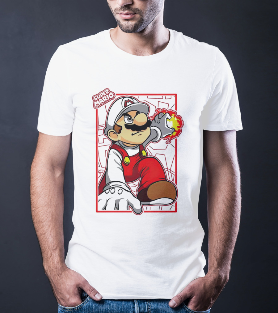 Super Mario Fire Power T-Shirt
