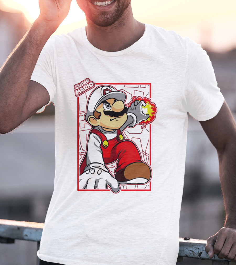 Super Mario Fire Power T-Shirt