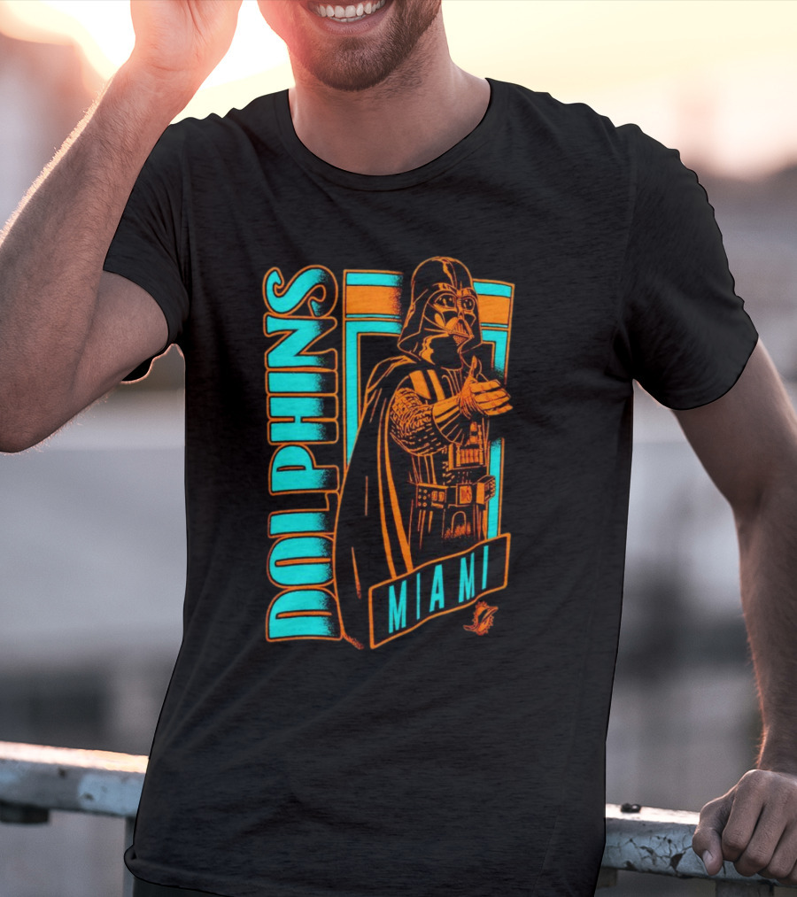 Miami Dolphins Darth Vader Adventure T-Shirt