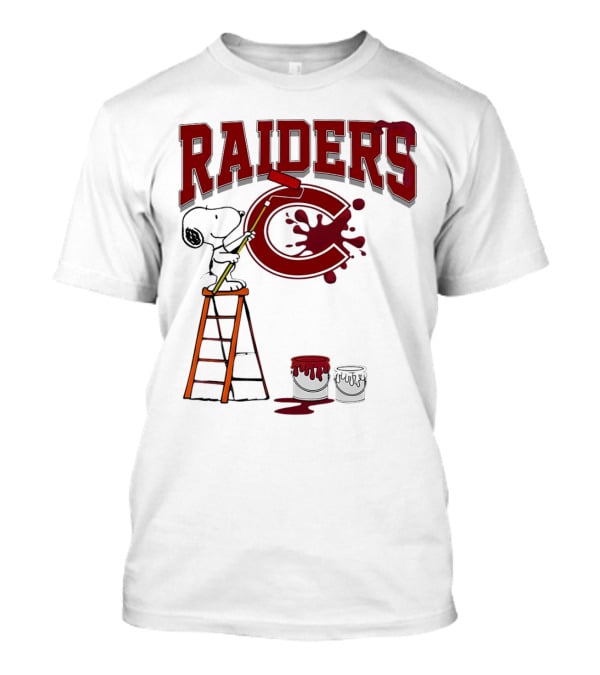 Snoopy Painting Colgate Raiders T-Shirt