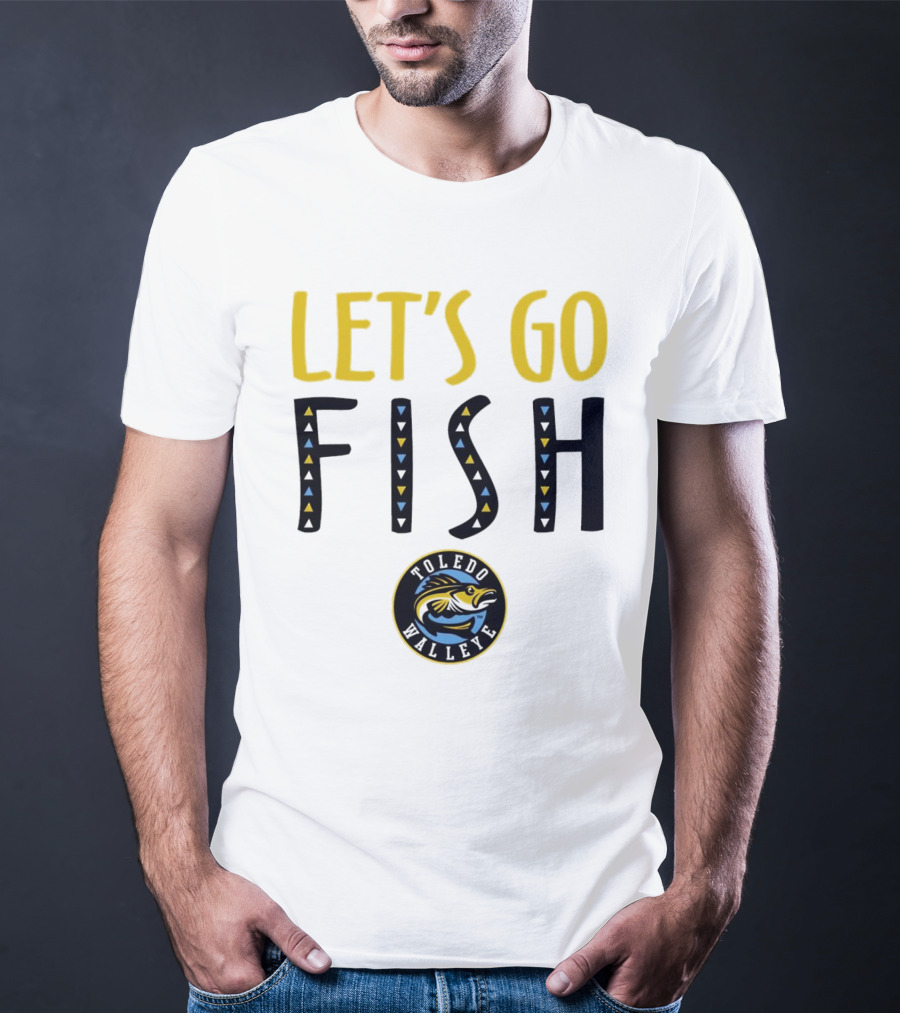 Toledo Walleye Let's Go Fish Hockey T-Shirt