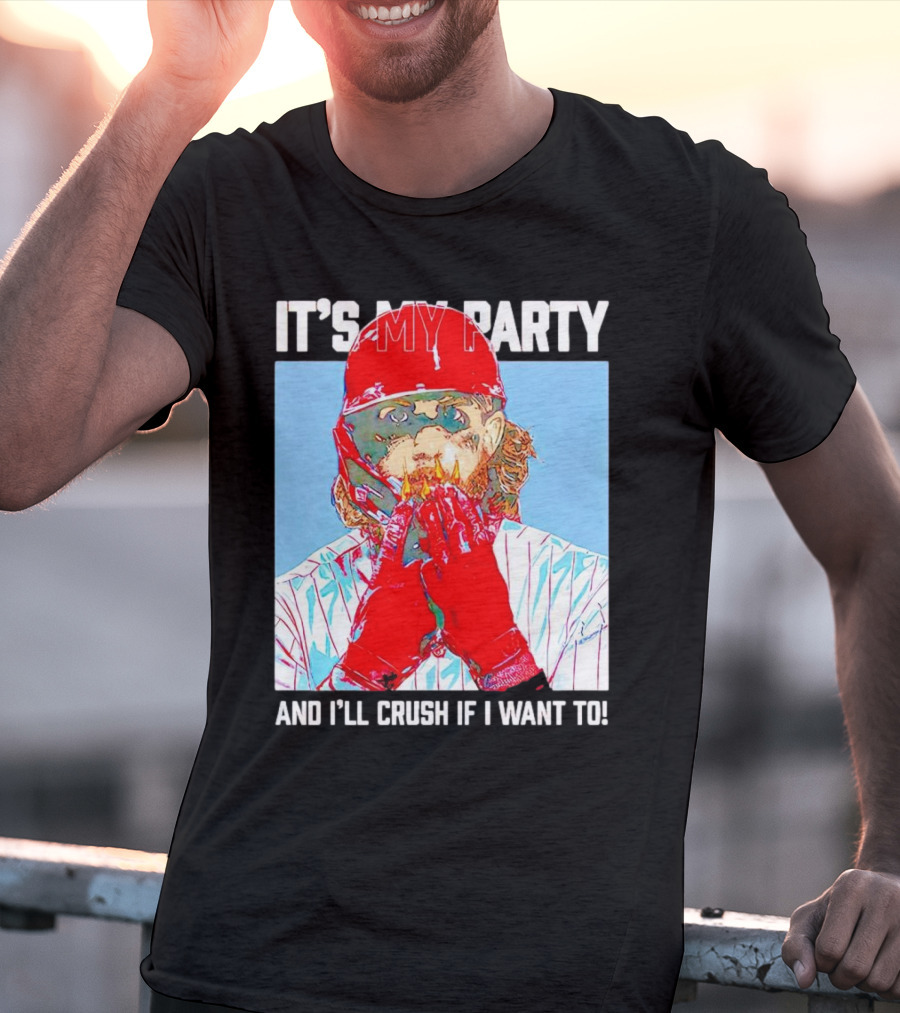 Brandon Marsh It’s My Party And I’ll Crush If I Want To Baseball Player T-Shirt