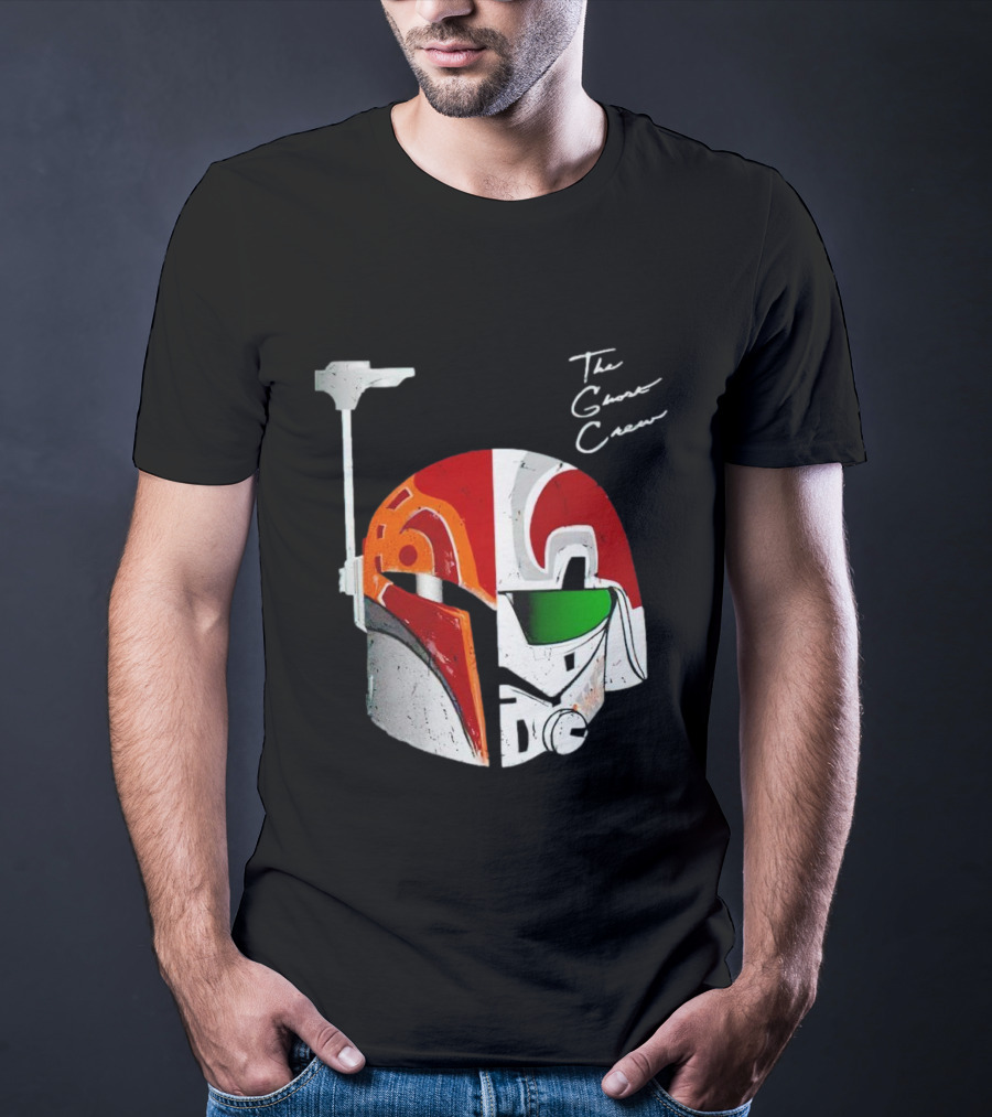 The Ghost Crew Sabine Wren And Ezra Bridger Helmet T-Shirt