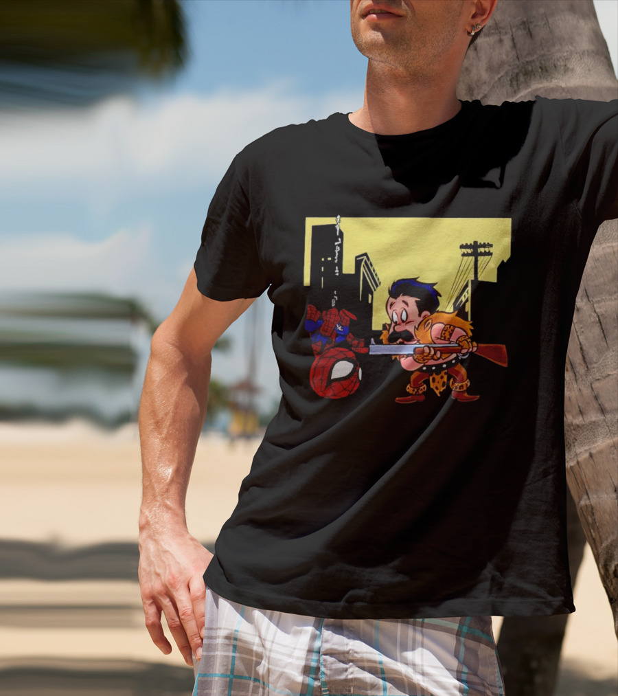Kraven Fudd Vs. Spider-Man City Showdown T-Shirt