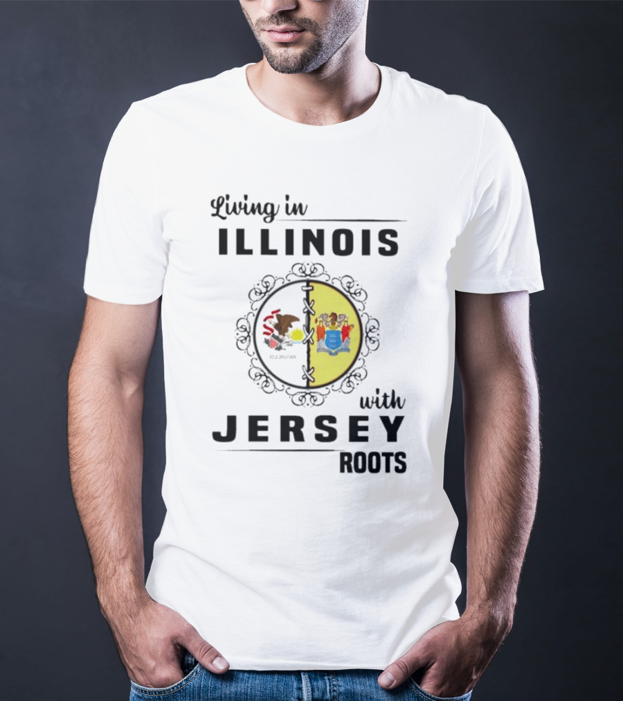 Illinois Pride With New Jersey Heritage T-Shirt