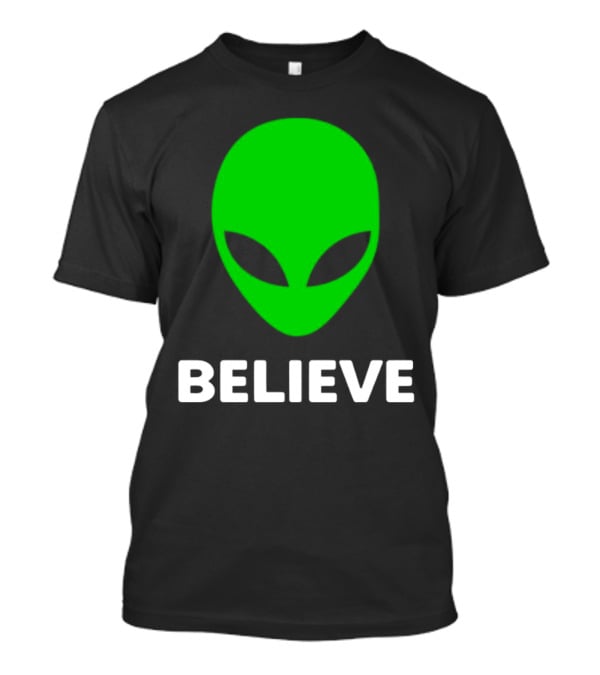 Believe Alien Green T-Shirt