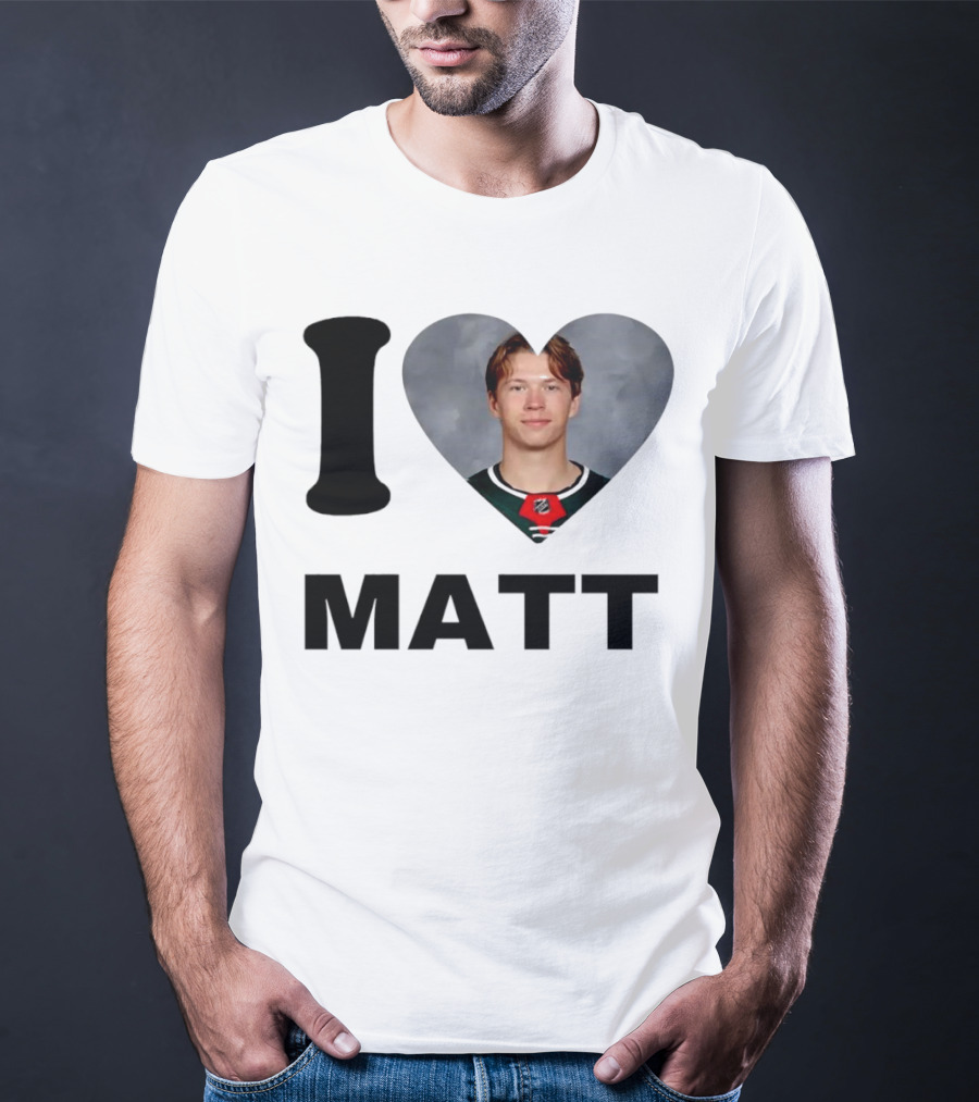 I Heart Matt Boldy Fan Love T-Shirt