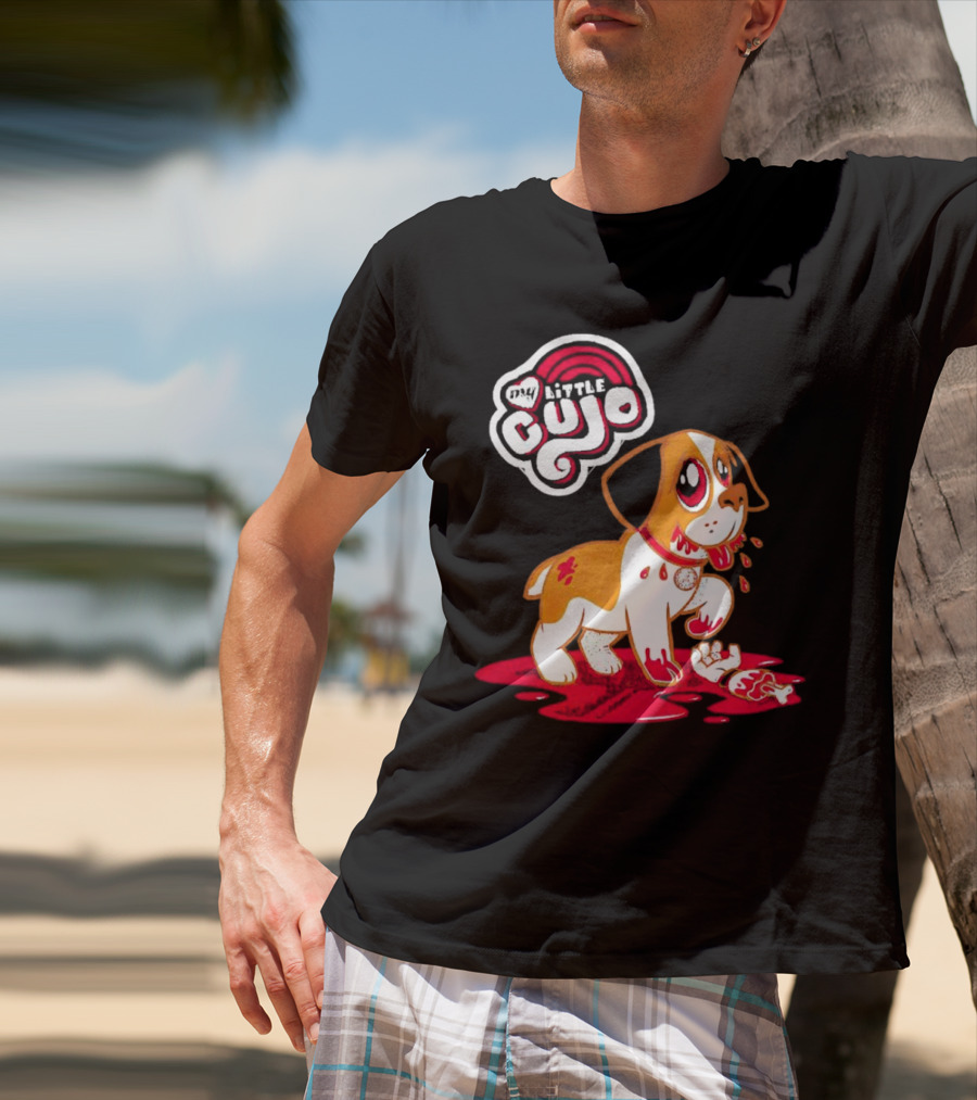 My Little Cujo Dog With Blood And Bones T-Shirt
