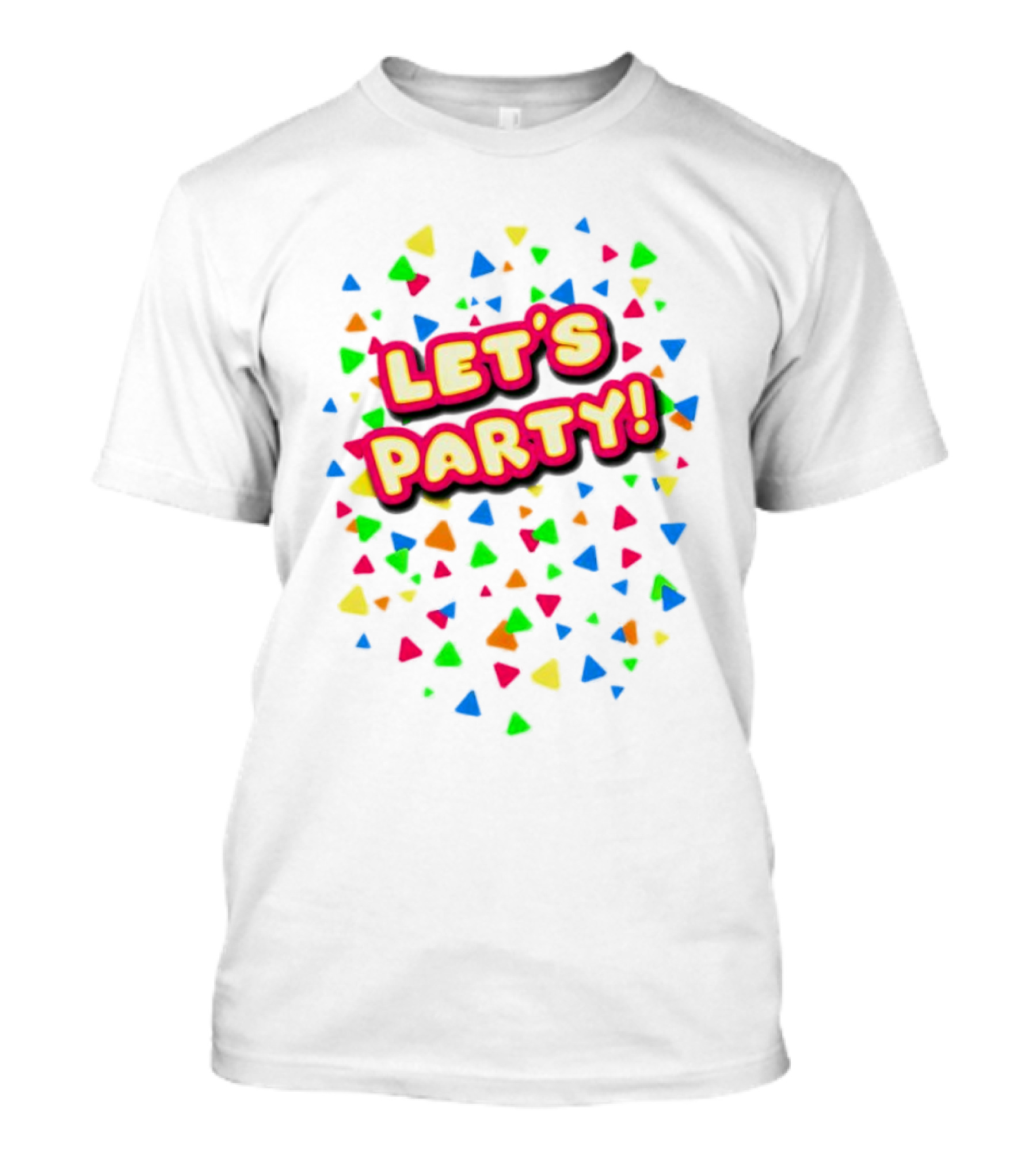 Let’s Party Chica Colorful Confetti T-Shirt