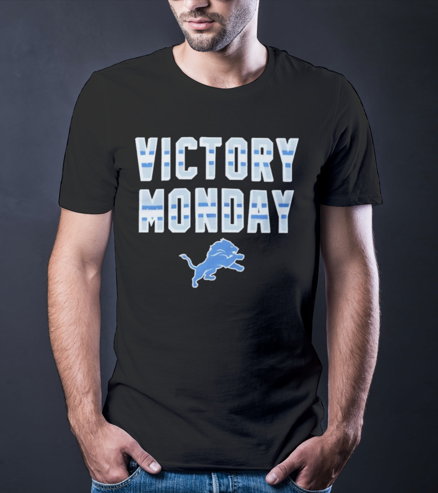 Victory Monday Detroit Lions Football Fan T-Shirt